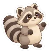 Wasti, Waschbär