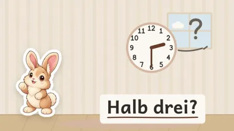 Hanni erklärt: Warum ist halb drei schon nach zwei Uhr?