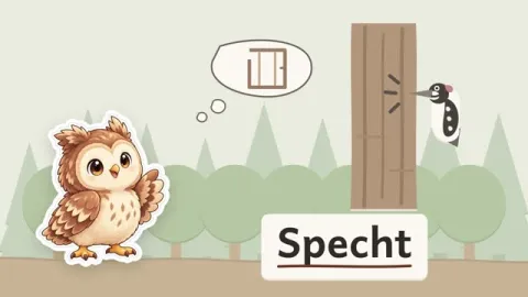 Ella erklärt: Warum klopft ein Specht an Bäume?