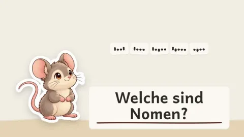 Mimi erklärt: Warum schreibt man Nomen groß?