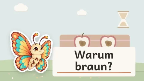 Flora erklärt: Warum wird ein aufgeschnittener Apfel braun?