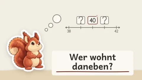 Emil erklärt: Welche Zahlen liegen direkt vor und nach einer Zahl?
