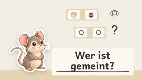 Mimi erklärt: Wie finden wir in einem Text heraus, auf wen er oder sie zeigt?