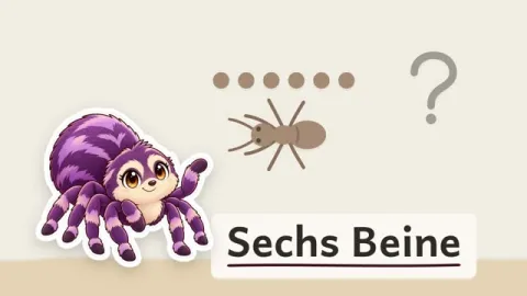 Susi erklärt: Wie viele Beine hat eine Spinne?